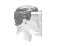 Disposable Personal Face Shield with Foam, Package of 100