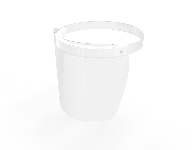 Disposable Personal Face Shield with Foam, Package of 100