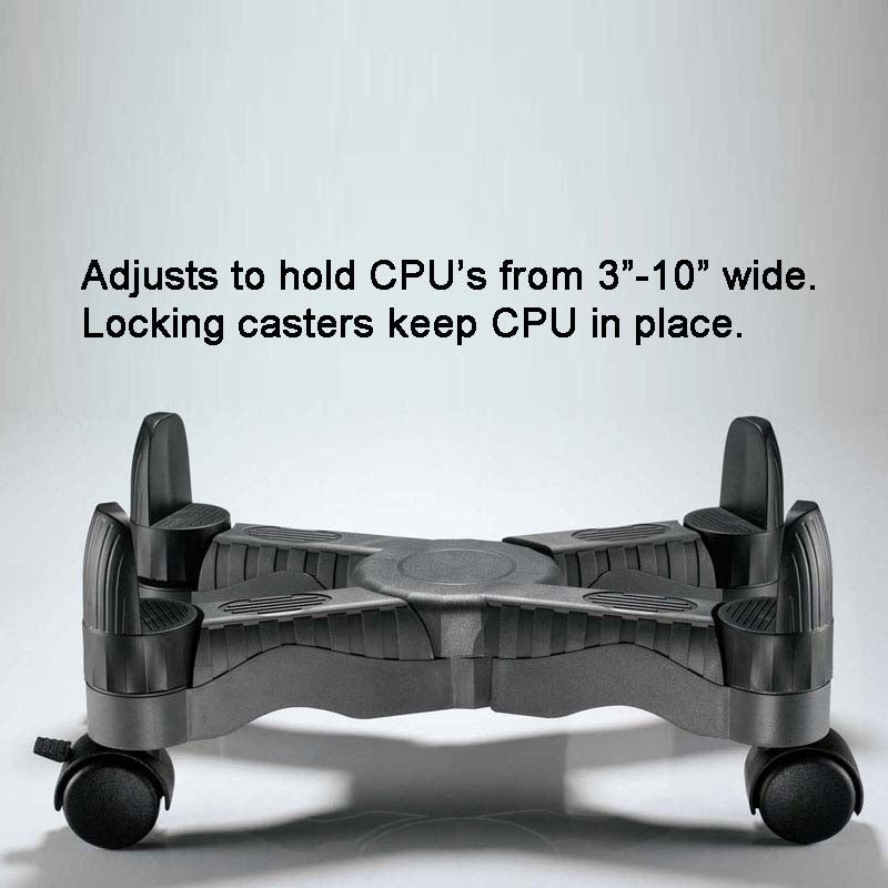 Adjustable Mobile CPU Stand | Ultimate Office