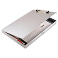 Aluminum Storage Clipboard (for 8 1/2" x 11" forms), Silver