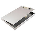 Aluminum Storage Clipboard (for 8 1/2" x 11" forms), Silver