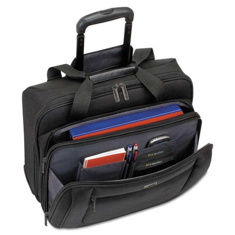 Classic Rolling Case (Fits laptops up to 17 1/4"), Black Polyester