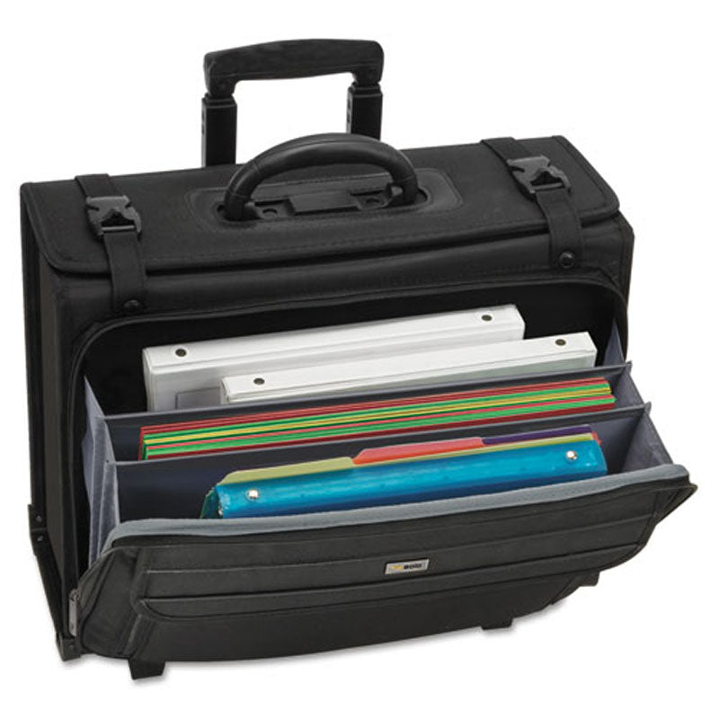 Classic Rolling Catalog Case (Fits laptops up to 17), Black Poly