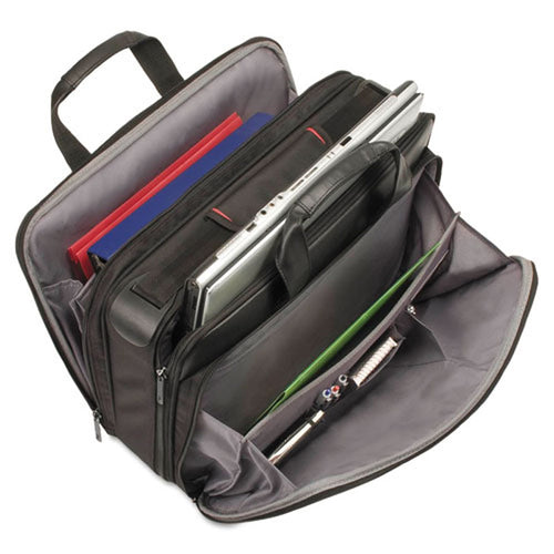 Classic Smart Strap Briefcase (Fits laptops up to 16"), Black Ballistic Poly