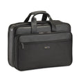 Classic Smart Strap Briefcase (Fits laptops up to 16"), Black Ballistic Poly