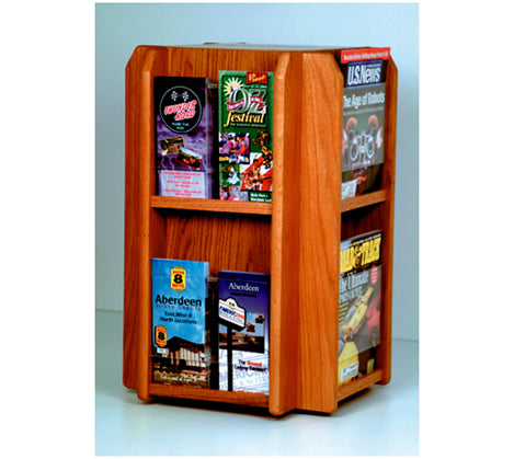 Countertop 8 Pocket Rotary Literature Display