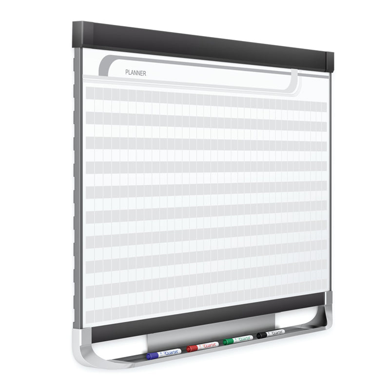 Deluxe Porcelain Magnetic Planner w/ Graphite Accents