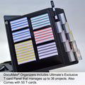 Ultimate Office DocuMate™ 20-Pocket Desk Reference Organizer with Easy-Load Pockets, Steel-Reinforced Pins, and Free Bonus Panel