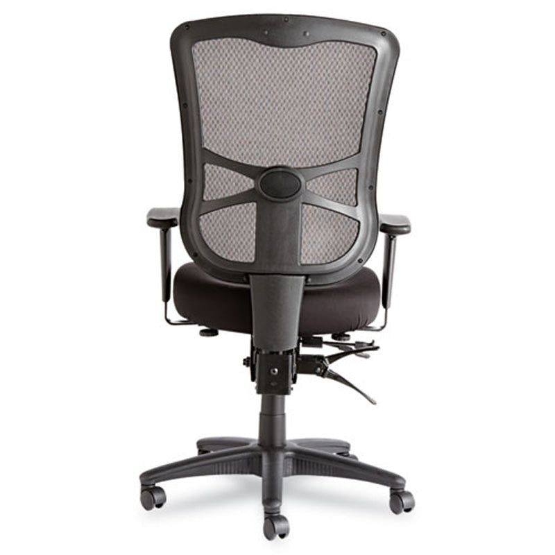 Elusion Mesh High-Back Multifunction Chair, Black w/Black Premium Fabric