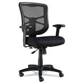 Elusion Mesh Mid-Back Swivel/Tilt Chair, Black w/Black Mesh