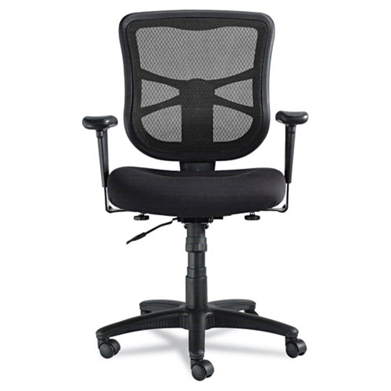 Elusion Mesh Mid-Back Swivel/Tilt Chair, Black w/Black Mesh
