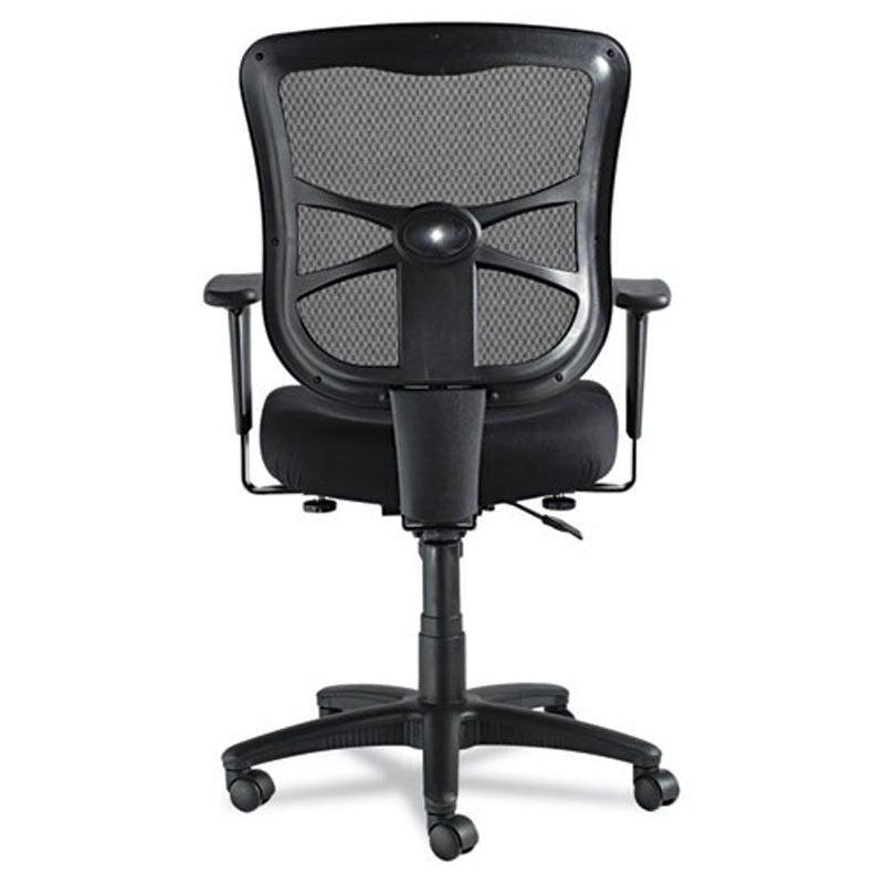 Elusion Mesh Mid-Back Swivel/Tilt Chair, Black w/Black Mesh