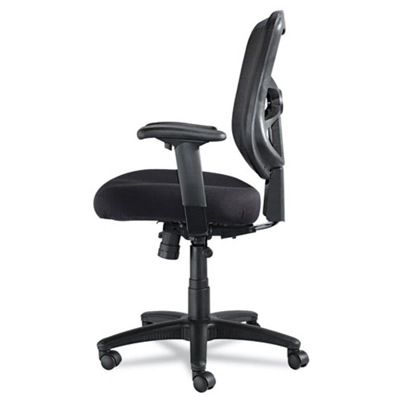 Elusion Mesh Mid-Back Swivel/Tilt Chair, Black w/Black Mesh