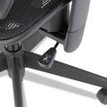 Epoch Suspension Mesh Multifunction Chair, Black w/Black