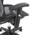 Epoch Suspension Mesh Multifunction Chair, Black w/Black