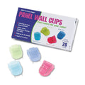 Fabric Panel Wall Clips, 20-Pack