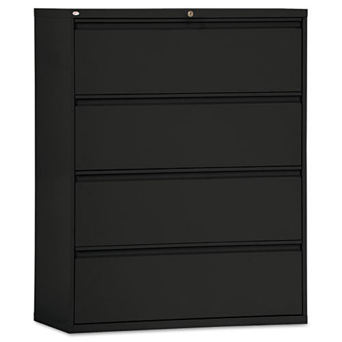 Four-Drawer Lateral File Cabinet, 42"w x 53 1/4"h x 19 1/4"d