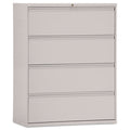 Four-Drawer Lateral File Cabinet, 42"w x 53 1/4"h x 19 1/4"d