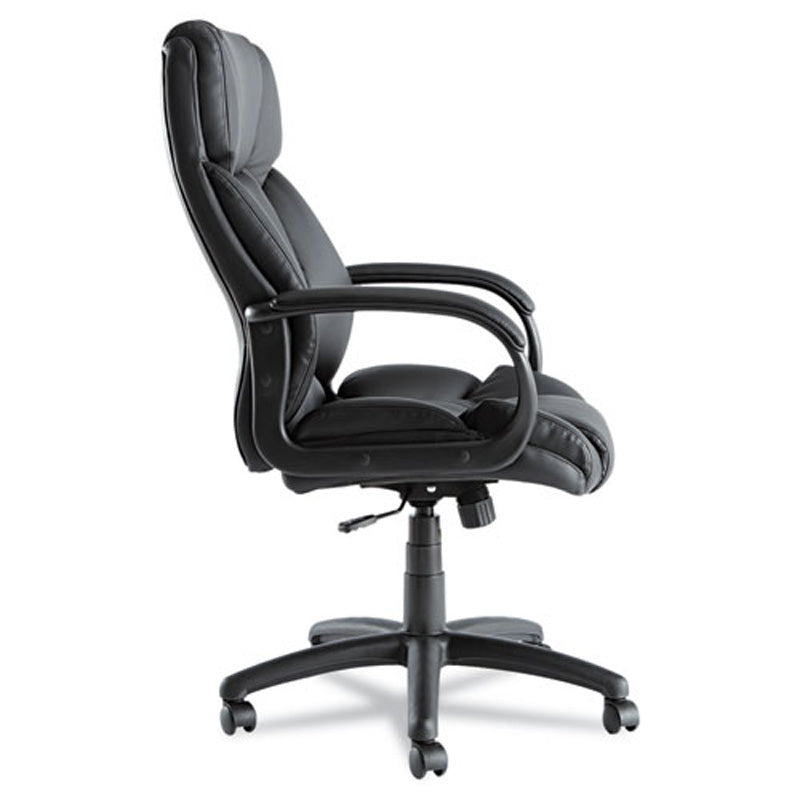 Fraze Executive High-Back Swivel/Tilt Chair, Black w/Black Leather