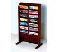 Free Standing 14 Pocket Magazine Rack