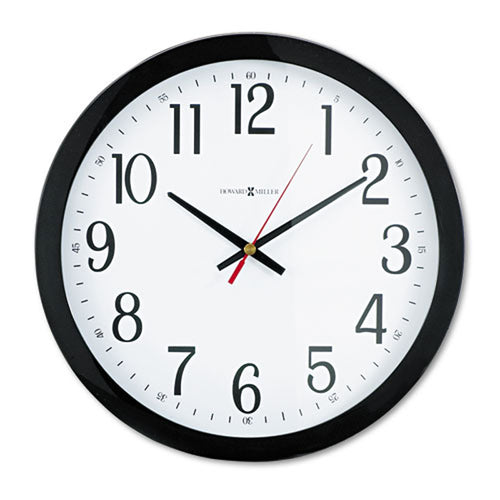 Gallery 16" Wall Clock, Black