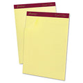 Gold Fiber Watermarked Writing Pads, Narrow Rule, Letter 16# Paper, Canary (12-pack, 50 sheet pads)