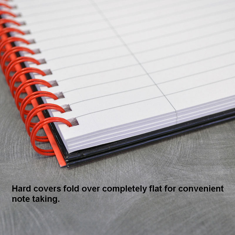 Hardcover Twinwire Notebooks 2 sizes legal rule | Ultimate Office