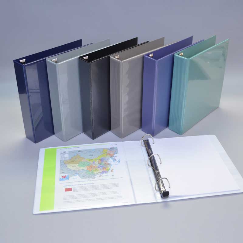 d ring binder for cards Heavy-Duty View Binder w/ One Touch EZD Rings