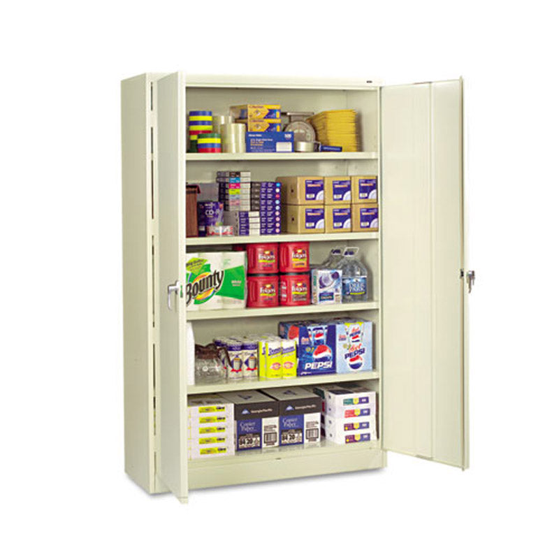 Heavy-Duty Welded Storage Cabinet, 48"w x 18"d x 78"h