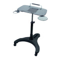 Height-Adjustable Laptop Desk (Glass Platform)