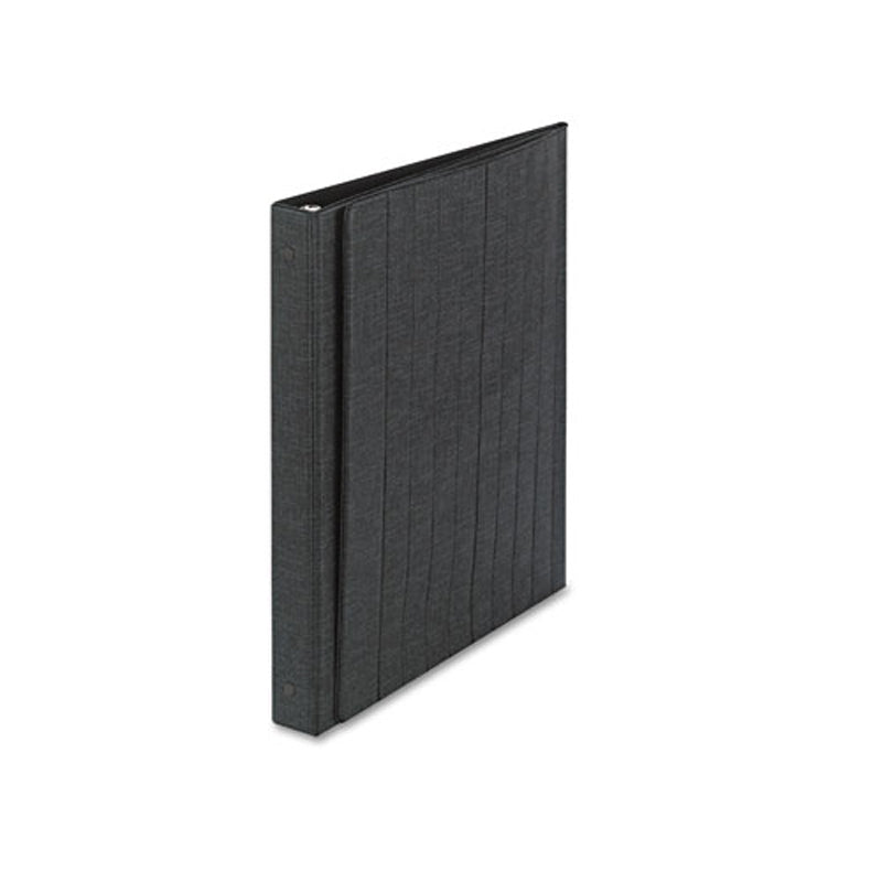 Horizontal Round Ring Easel Binder, 1", Black