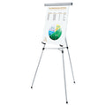 Lightweight Aluminum Telescoping Easel w/ Flipchart Holder