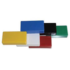 7/8" x 1 7/8" Rectangular Magnets (pack of 6), Assorted
