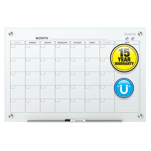 Magnetic Glass Monthly Planner