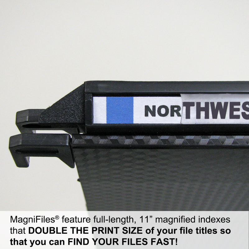 Ultimate Office MagniFile™ High-Capacity Hanging File Folders, 5" Expanding Files With Silicone Rubber Gussets and Sewn Nylon Edges, Letter Size (Set of 2)