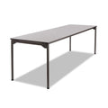 Maxx Legroom Rectangular Melamine Folding Table
