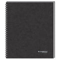 Meeting Notebook, 8 7/8" x 11", Legal Rule, 80 sheets, Black