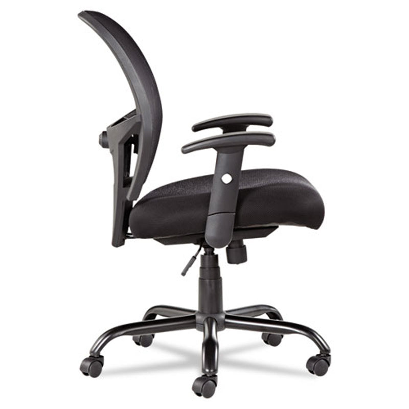 Merix Mesh Big & Tall Chair, Black w/Black