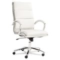 Neratoli High-Back Slim Profile Chair, Chrome