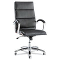 Neratoli High-Back Slim Profile Chair, Chrome