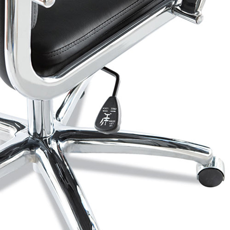 Neratoli High-Back Slim Profile Chair, Chrome