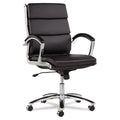 Neratoli Mid-Back Slim Profile Chair, Chrome