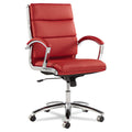 Neratoli Mid-Back Slim Profile Chair, Chrome