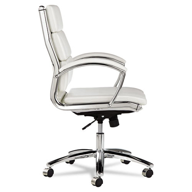 Neratoli Mid-Back Slim Profile Chair, Chrome