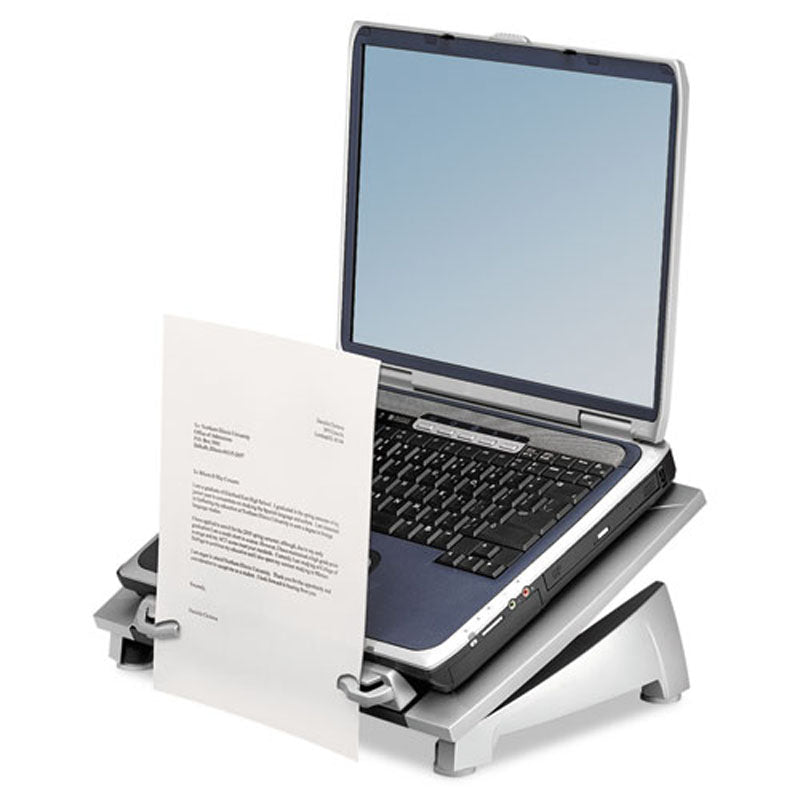 Silver & Black Laptop Riser