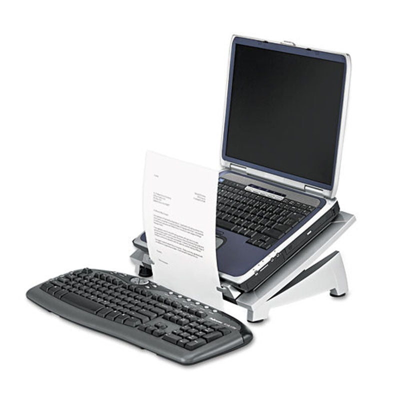 Silver & Black Laptop Riser