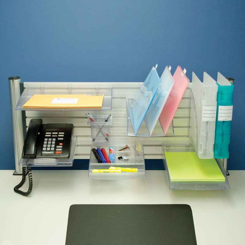 Aluminium Storage Rails OutPost Aluminum Rails maximize vertical storage | Ultimate Office