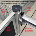 OutPost™ Heavy-Duty Posts with Desk Clamps (set of 2)