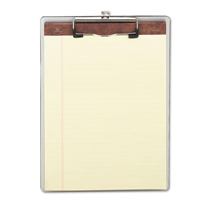 Plastic Brushed Aluminum Clipboard (for 8 1/2" x 11" forms), Silver