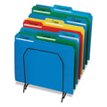 Poly Colored Top Tab File Folders, 3rd-Cut, Letter (box of 24)